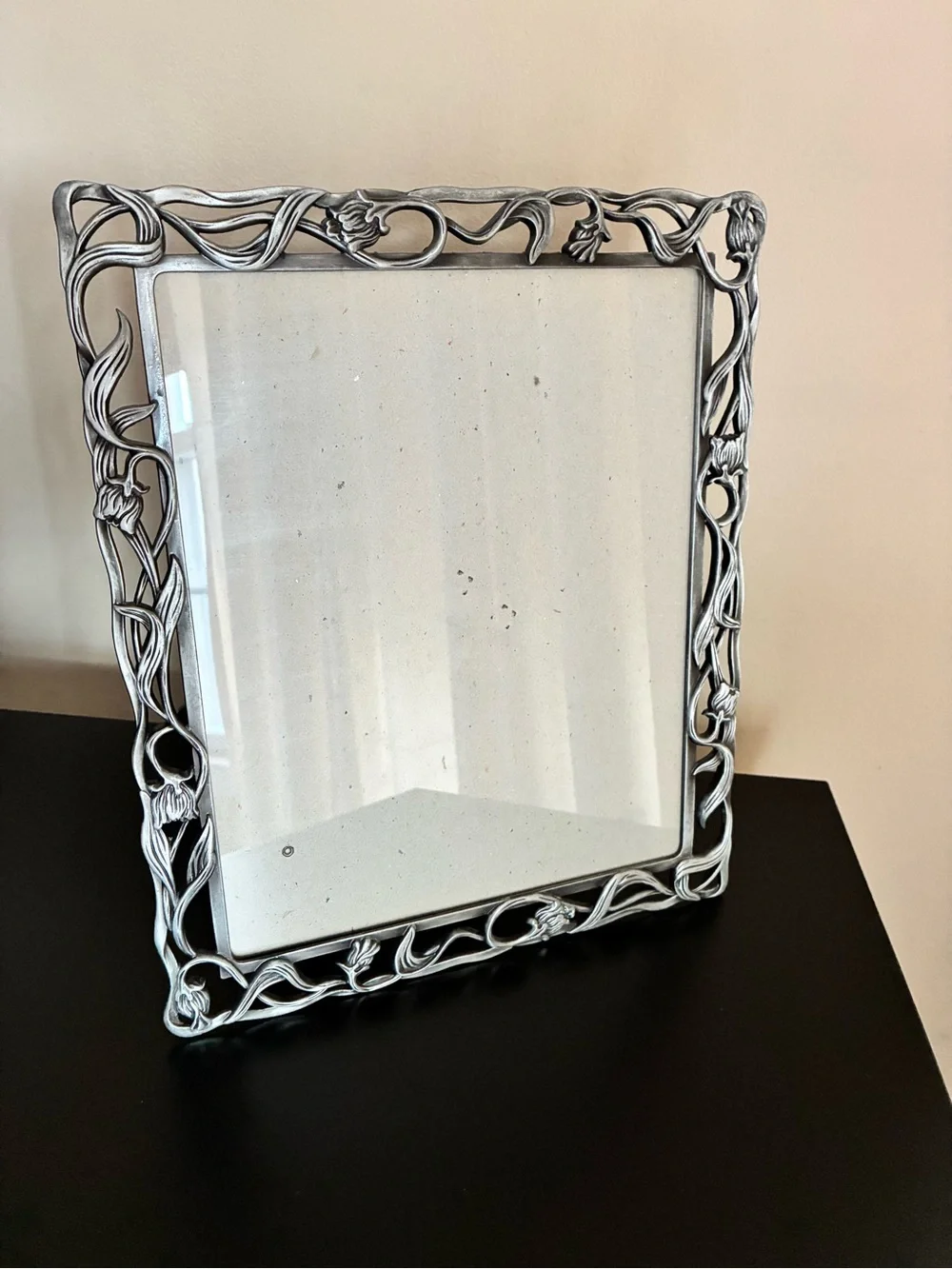 Vintage Ashleigh Manor Pewter Photo Frame, 1990s, 8x10